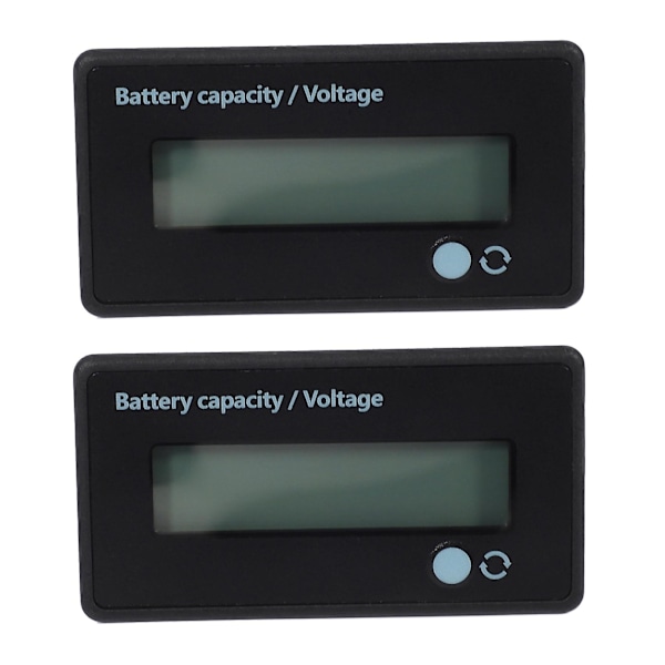 TS-2x 12v 24v 36v 48v Batterimätare, Batterikapacitet Spänningsindikator, Bly-syra & Litiumjonbatteri