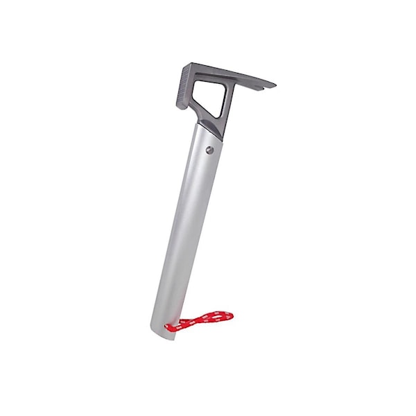 TS-Multifunktionell Hammare Aluminiumlegering Handtag Rostfritt Stål Hammare Camping Tält Markspikdragare