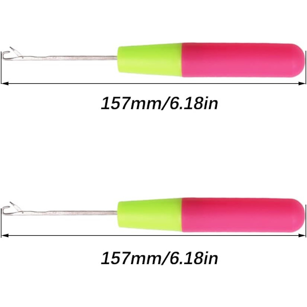 Latch Crochet Hooks, 2 Pcs Crochet Hooks, Weaving Tools, ZQKLA