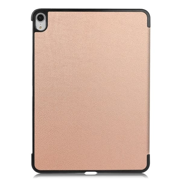 TS-keinonahkakotelo jalustalla iPad Air 13 (2024) - Ruusukulta