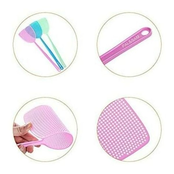 Flugsmälla, Set med kraftfull och flexibel manuell smälla, blandade färger (3-pack)