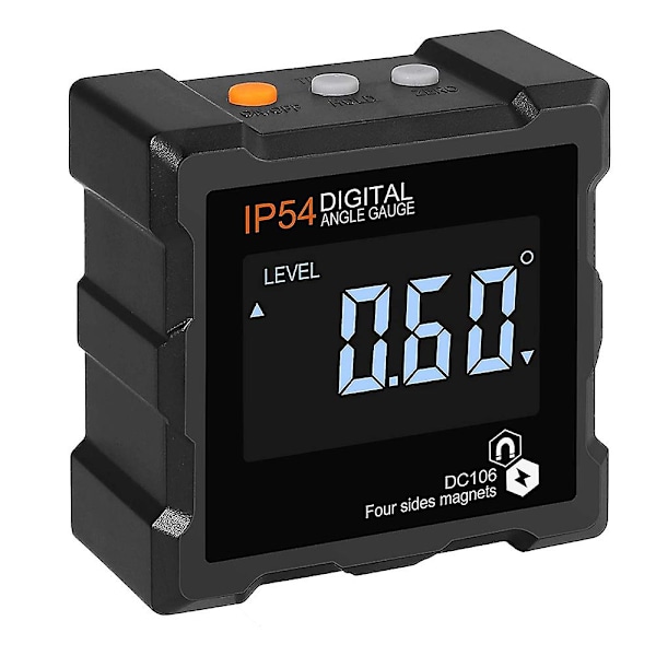 TS-4 X 90 Grader (0-360 Grader) Digital Elektronisk Magnetisk Vinkelmåler Bakgrunnsbelysning Digitalt Vater