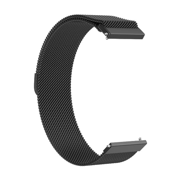 TS-Armbånd Milanese til Garmin Forerunner 245 / 245 Music - Svart