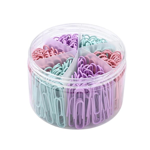TS-600 Papirclips Macaron Farve Palindrom Dataklassificering Med 50mm Papirclips Dataklassificering
