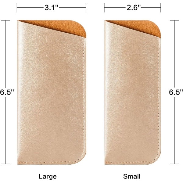 3-pak glasöjenetui Slim - Blødt glasöjenetui Glasöjne - Perfekt