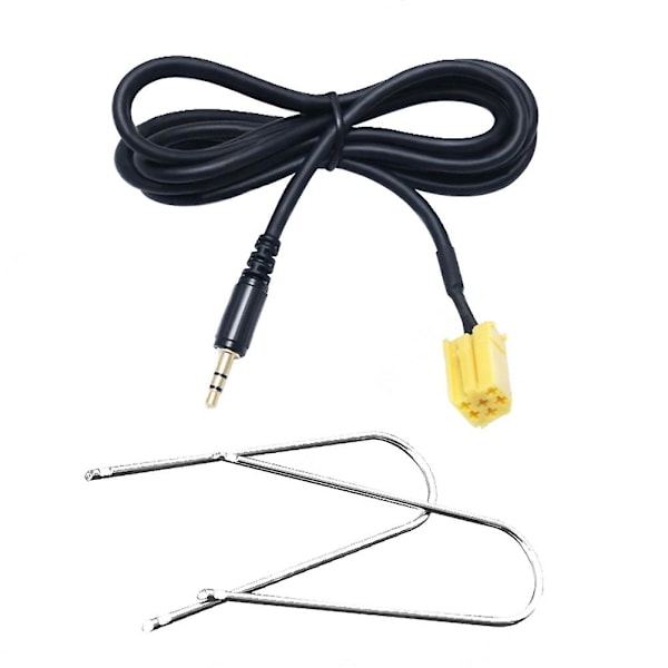 Bil 3,5 mm Aux Input Adapter Kabelledning Til Alfa Romeo 159 Fiat Grande Punto