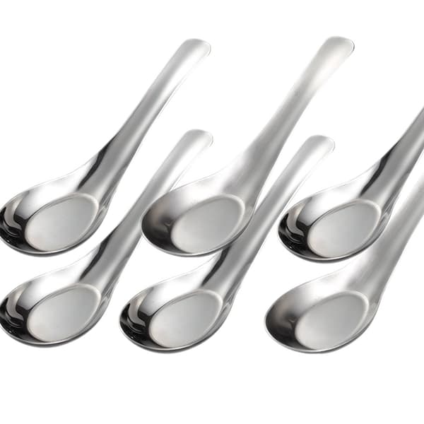 Asian Soup Spoon - Stainless Steel 2-pack 4-pack 4-pack 84