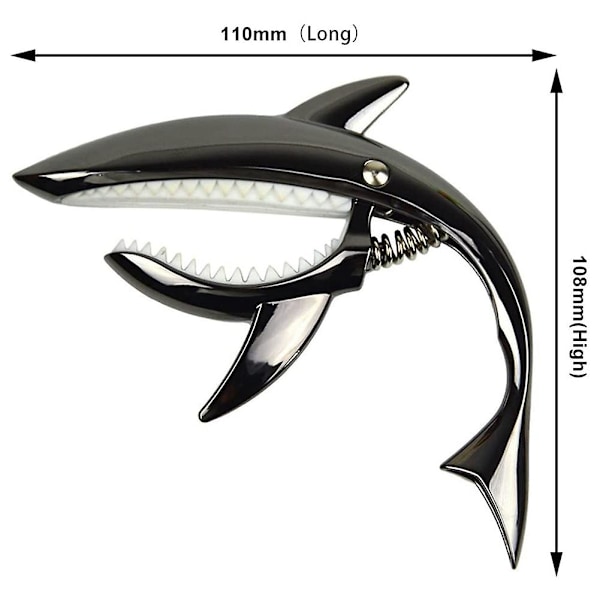 TS-Guitar Capo Zinklegering Capo Til Akustiske Elektriske Klassiske Guitarer Og Bas Ukulele Capo Med Plekter