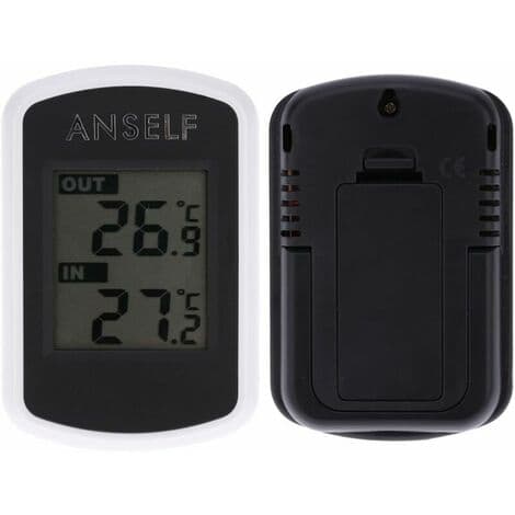 Trådlös Digital LCD-termometer för Inomhus- och Utomhusbruk