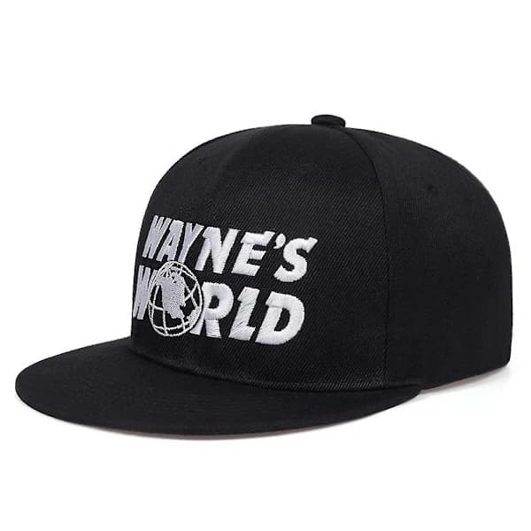 Wayne's World Baseball Cap Bekväm Snapback Justerbar Sportmössa