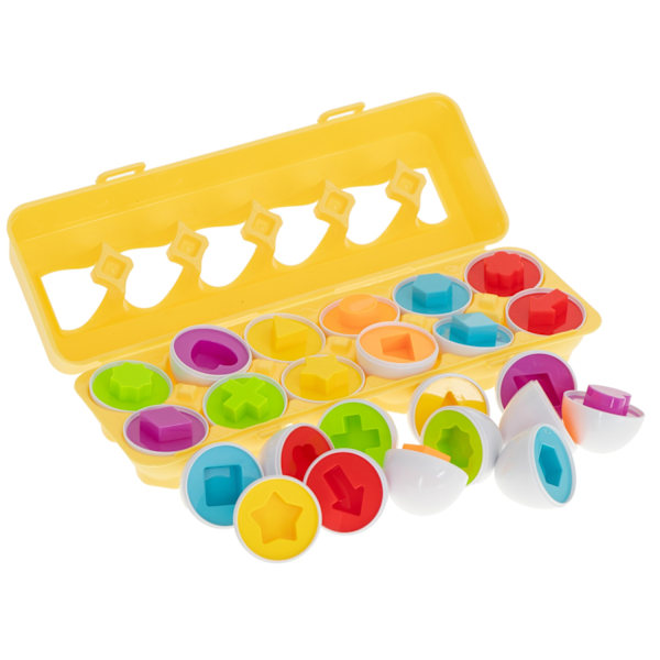 Egg-Shaped Sorting Puzzle - 12 Pieces