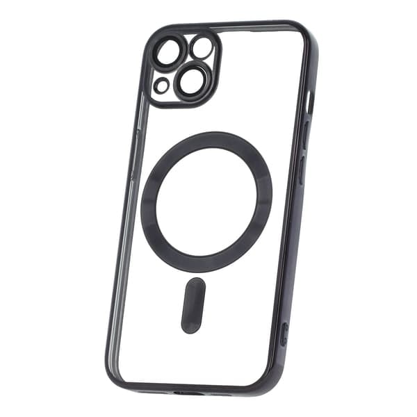 TS-Color Chrome Bagsidecover med Magsafe til Samsung Galaxy A15 4G / A15 5G - Sort