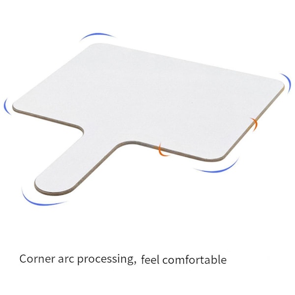TS-6 stk. Svartavle Svar Paddle - White Board, Dobbeltsidede Paddles Svartavler