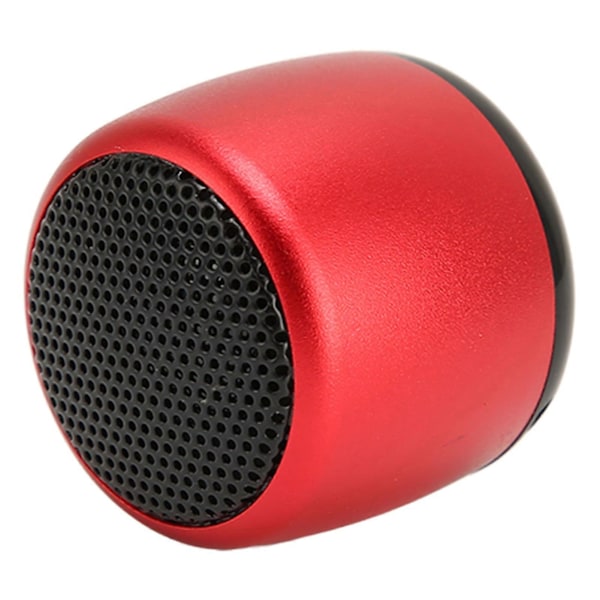 Mini Bluetooth-kaiutin Raskaat Bassot USB Latautuva Metalli Kannettava Langaton Kaiutin Puhelimelle Tablet-tietokoneelle PC Punainen