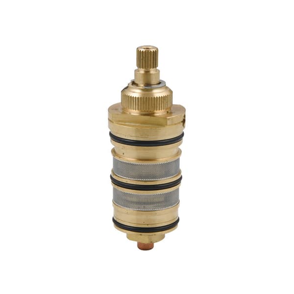 Termostatpatron og messinghåndtak for badekarblander Dusjstang Dusjblander Dusjblanderpatron