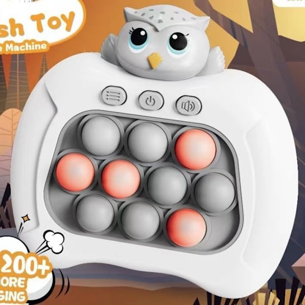 Uggla Pop It-spel - Pop It Pro Ljusspel Snabbt tryck Fidget WELLNGS E
