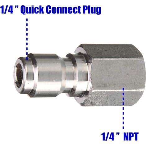 NPT-naaraskierreliitin 1/4\", NPT-koiraskierreliitin 1/4\"