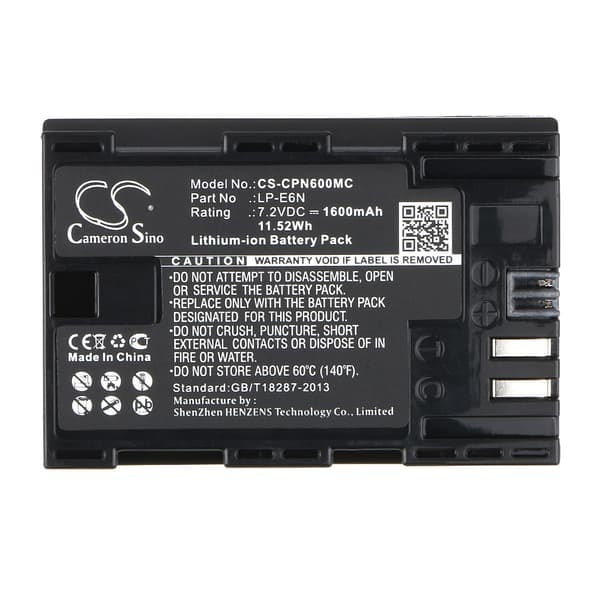 TS-kamerabatteri LP-E6N for Canon EOS 5 Mark II / EOS 5D Mark III