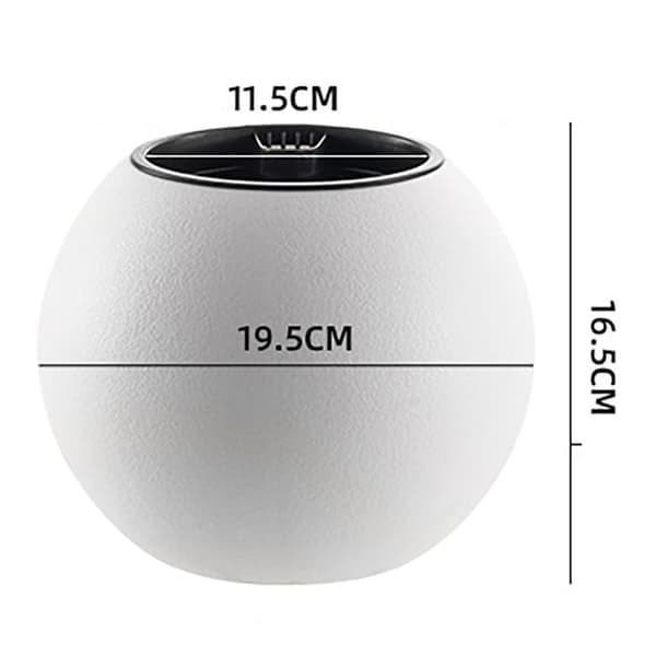 TS Självvattnande blomkruka rund 16,5 cm