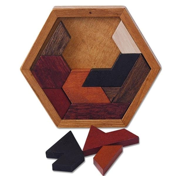 TS-Træpuslespil Hexagon