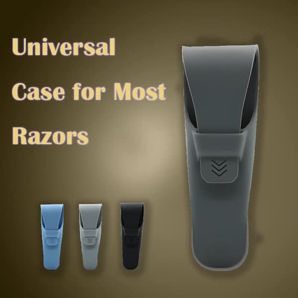3-pack Silicone Razor Cover, Rubber Protective Travel Case for Razor, Portable Waterproof Razor Case