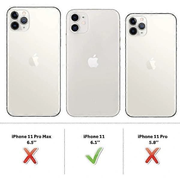 iPhone 11 - Läpinäkyvä TPU