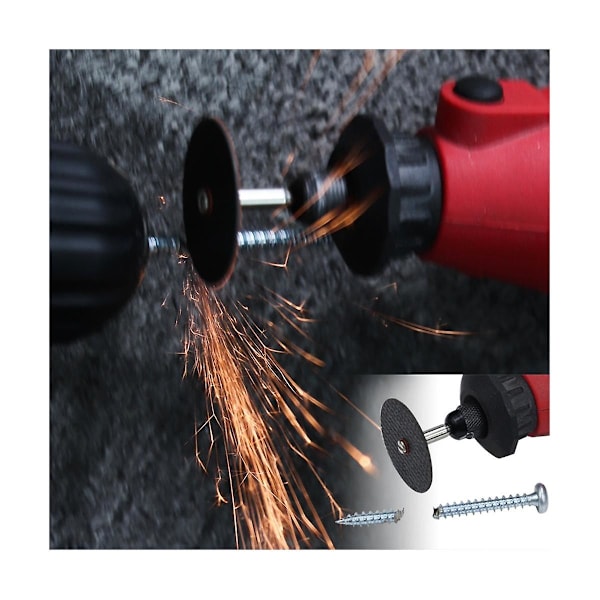 TS-Mini Verktøysett 121 deler Hss Mini Drill Bit Diamantfil Kuttesagblad Poleringssliping C