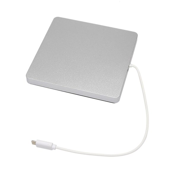 USB-C Superdrive DVD CD-asema Ulkoinen Uudelleenkirjoitettava Tyyppi C DVD/CD-poltin Kannettava DVD-asema Tukee Windows8/7/Vista/Mac OSX