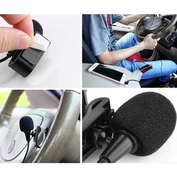 TS-Mikrofon Mono med Clip, 2,5mm - 3 Meter