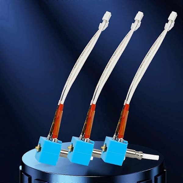 för Anycubic 3D-skrivare Hotend Heatbreak Munstycke Extruder Termistor Rör Kit