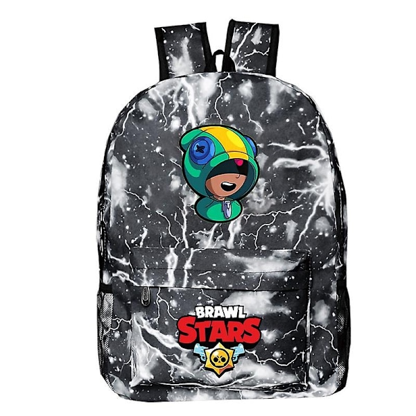 BRAWLSTARS Vildmarksstrid Pojkar och Flickor Ryggsäck - WELLNG Style 2