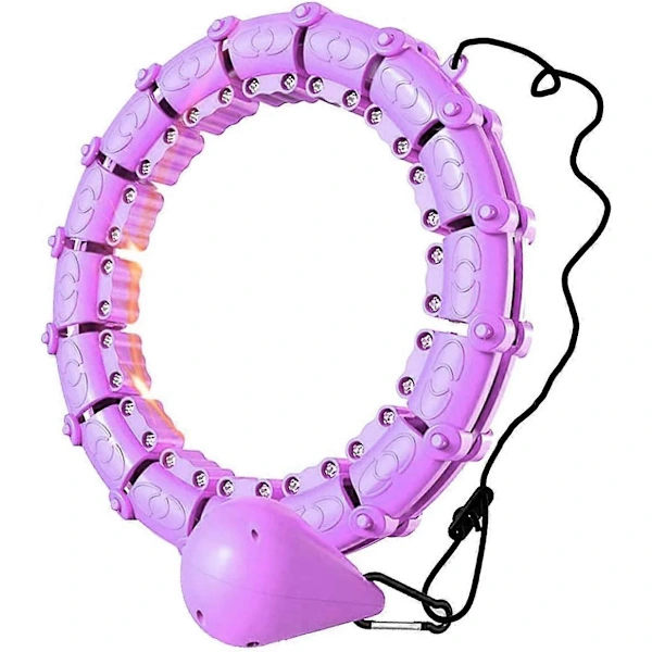 Smart Hula Hoop Ring, Rosa 24 Knutar