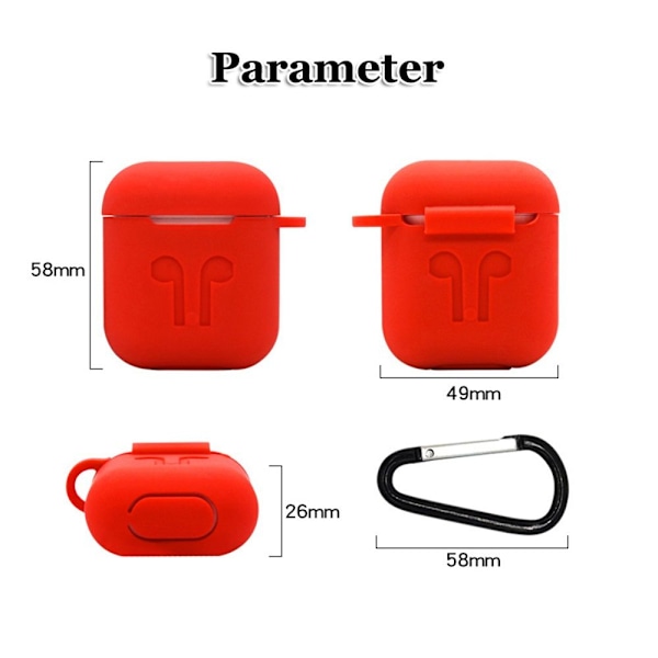 6-pack / set Fodral Kuulokkehållare ROSA