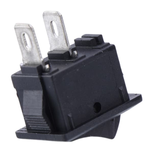 Svart Hvit På/Av Rektangulær Vippebryter Bil Båt Knapp KCD1-2Pin 250V 3A Ny