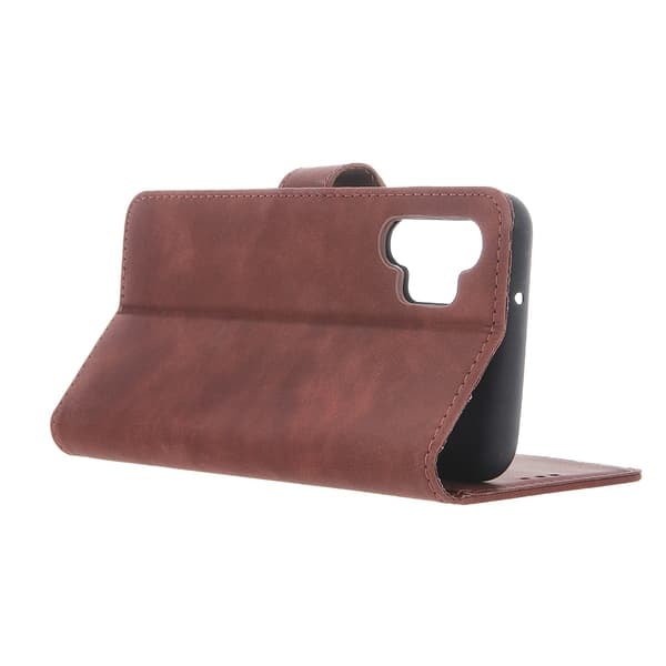 TS-Smart Velvet -kotelo iPhone 16:lle - Ruskea