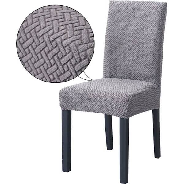 4 stk Moderne Elastiske Stretch Stoltrekk Strikket Jacquard