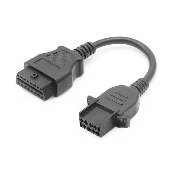 TS-ODB2 Adapter - Volvo 8 Pin Hunn til OBDII 16 Pin Hunn