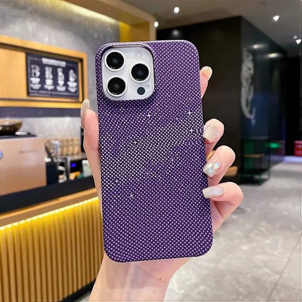 iPhone 14 Pro Max Skal Stjärnklar Himmel Vattentransfertryck PC-Telefonfodral