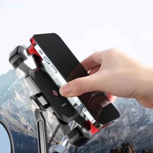 TS-Joyroom Motorcykel Mobilholder - Sort