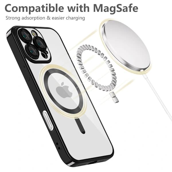 Tech-Protect iPhone 16 Pro Cover MagSafe MagFlex Shiny Black 40