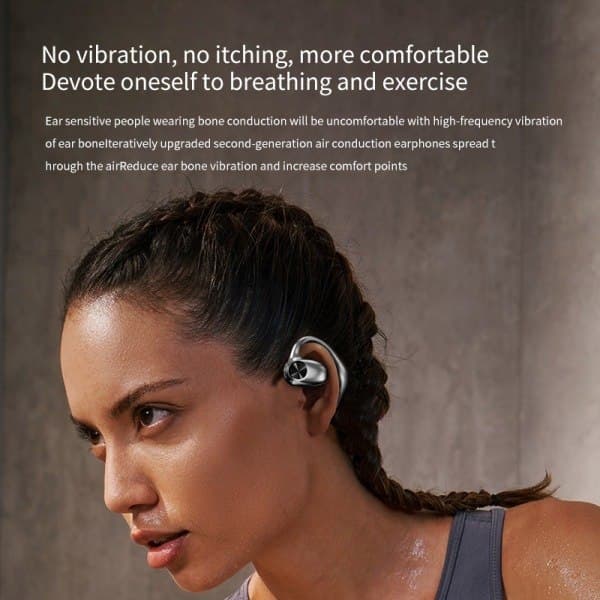 Trådløse Åpen-Øre Hodetelefoner Bluetooth 5.2 Hi-Fi