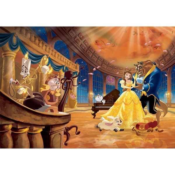 Disney Princess Skønheden og Udyret 1000-brikkers Clementoni puslespil