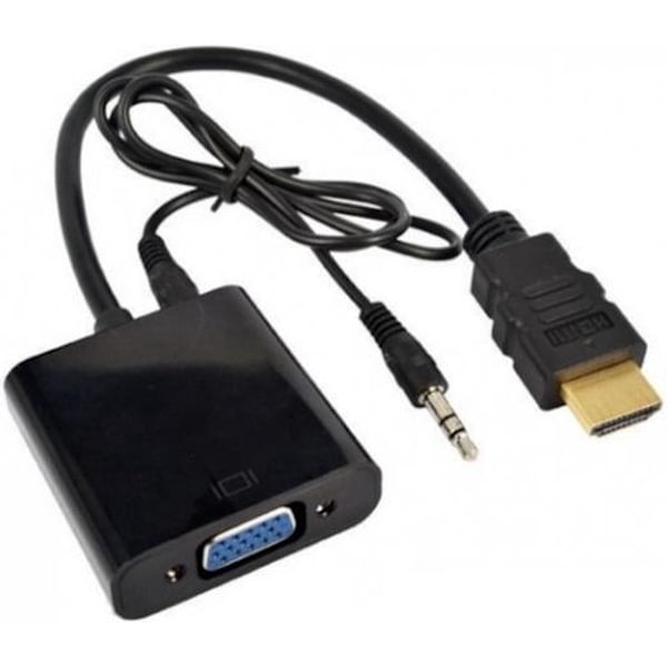 AppC17 HDMI/VGA/3.5mm - Musta sovitin.