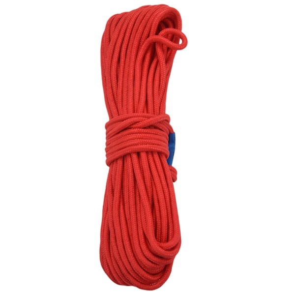 TS-2x Fiskemagnet Tau 20 Meter, Nylon Tau Flettet Tau Kraftig Tau Med Sikkerhetslås, diameter 6mm Sa