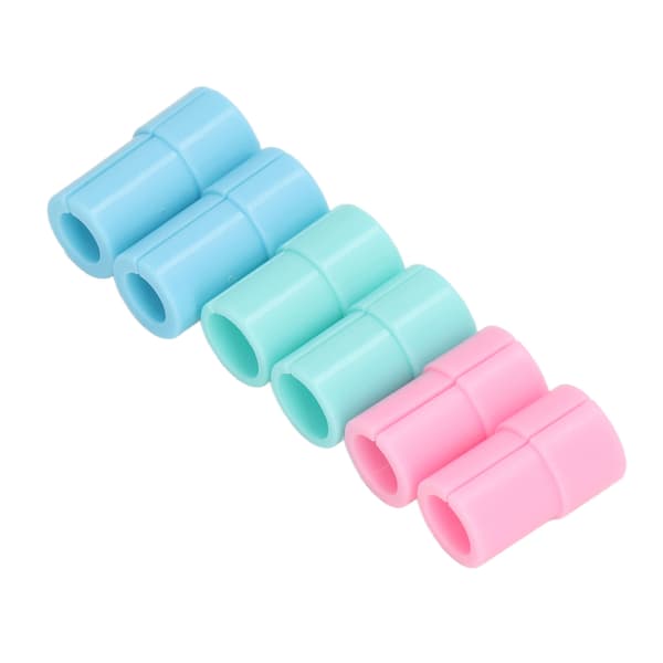 6-pack Pennhållaradapter ABS 3 Färger Verktygstillbehörsset för Sharpie för Cricut 6 Delar 2 Rosa 2 Grön 2 Blå