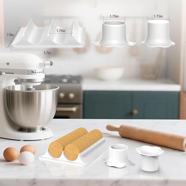 Cake Pop Cutter and Press with Tray - Circle Cake Pop Mold Set | Not 3D Printed | 1.75\" Size | High Capacity Double Cavity Cake Pop Tray | Smooth