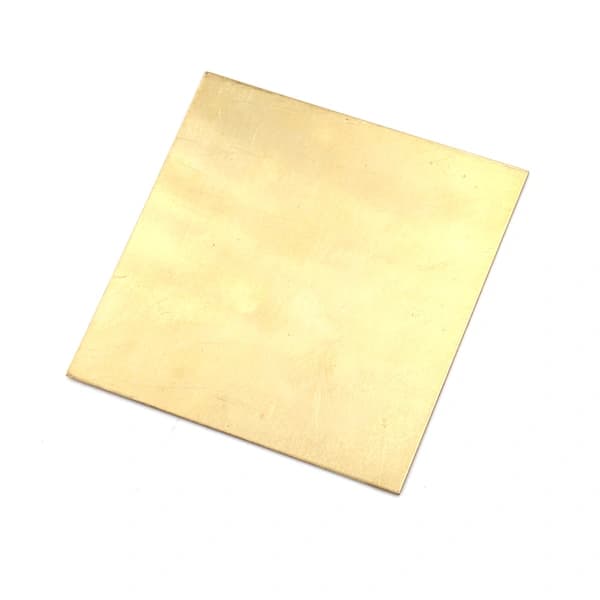 Messinkilevy, ohut metallifolio 0,5*100*100mm