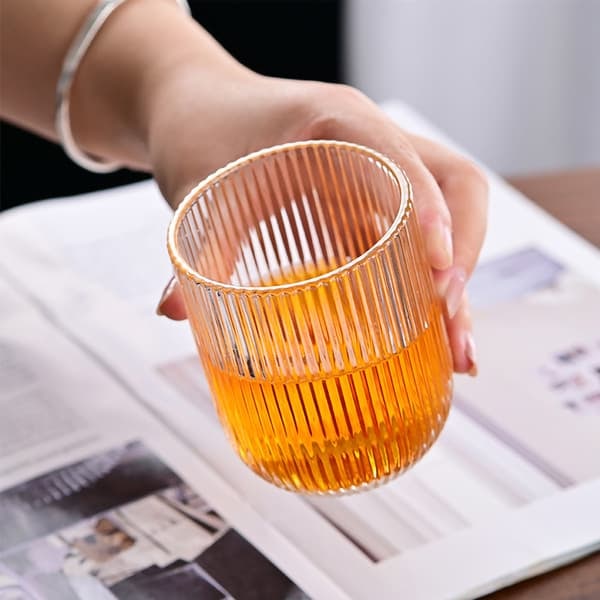 TS-Räfflat dricksglas 250ml