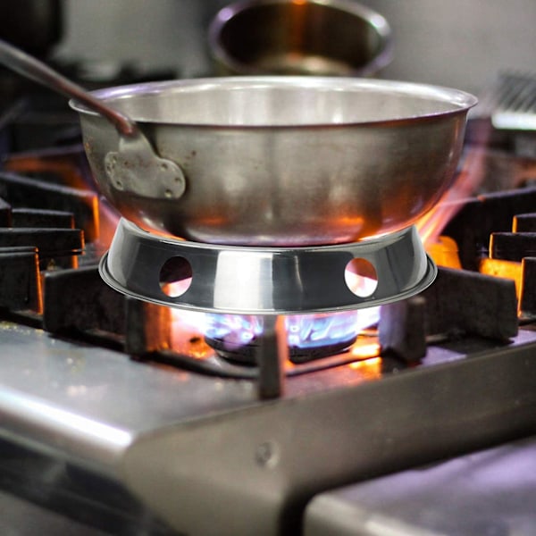TS-2x Universal Wok Panne Støtteramme Stativ Wok Ring/metallisk Rund Bunn Universal Størrelse For Gasskomfyr