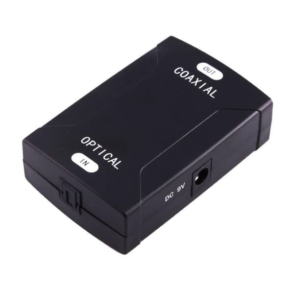 TS-Optisk Toslink adapter til Koaksial RCA